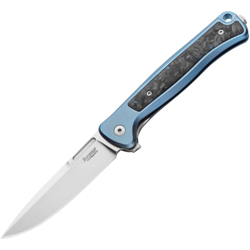 Skinny Framelock Blue Ti