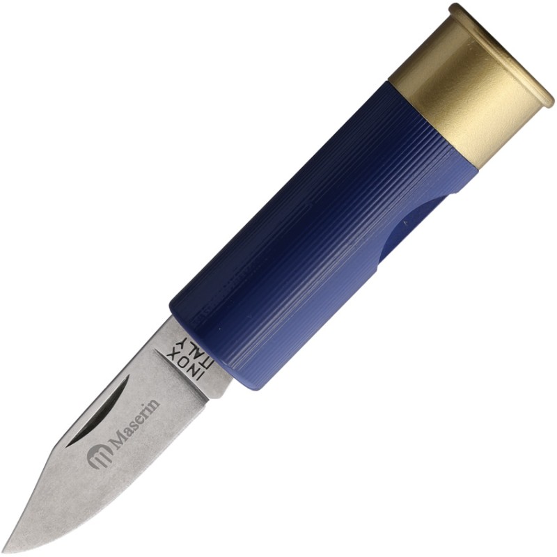 Shotgun Shell Knife Blue