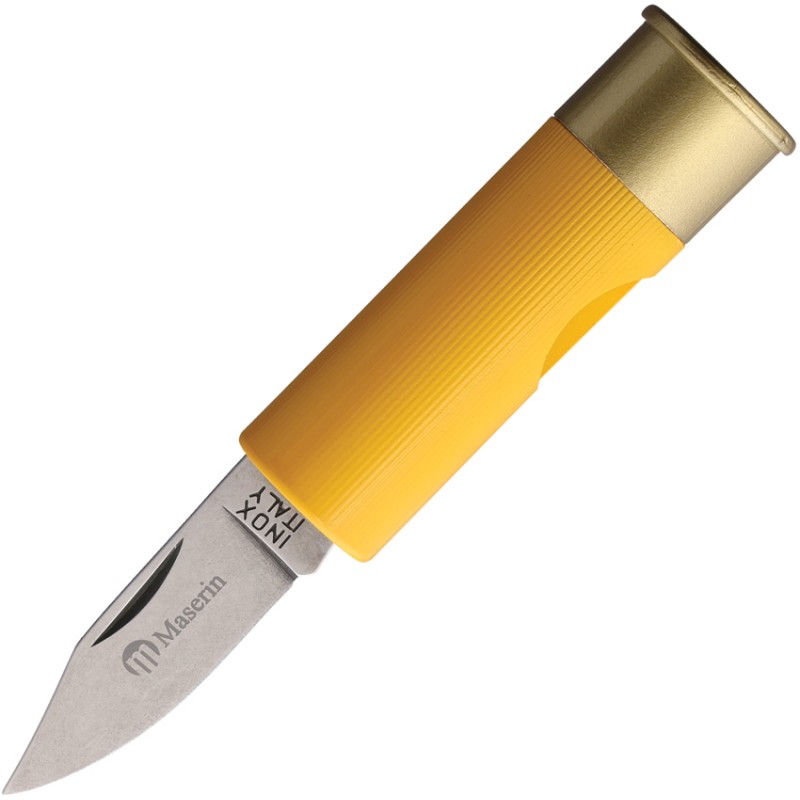 Shotgun Shell Knife Yellow