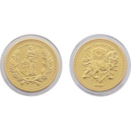 Continental Coin 24k Gold Emb