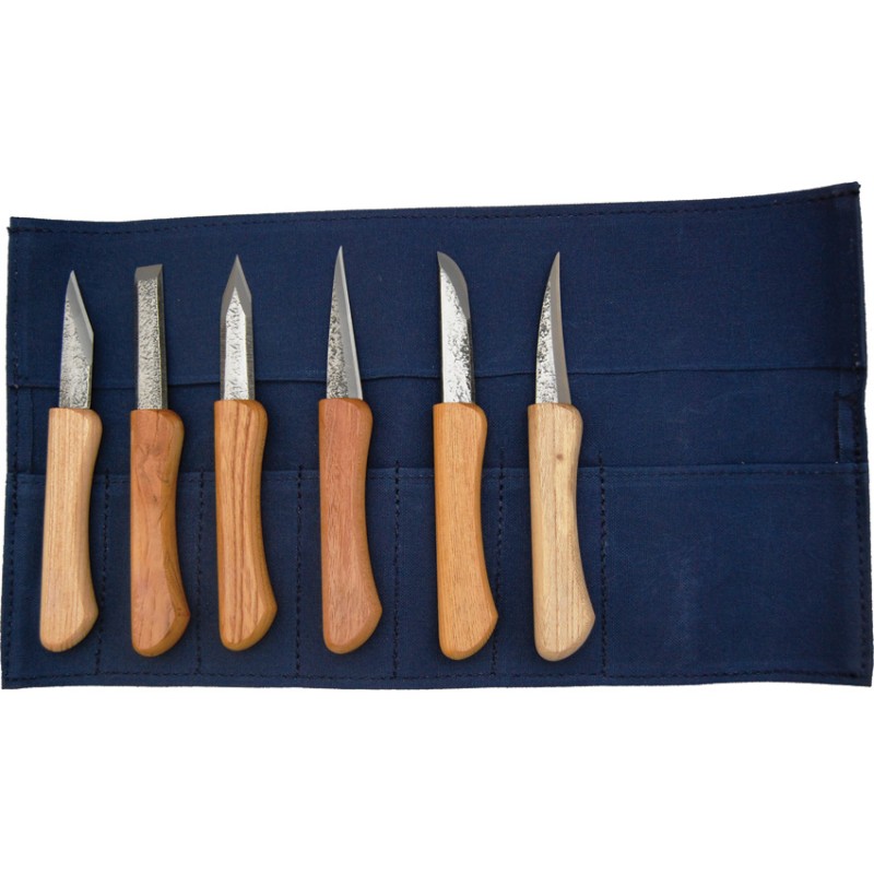 Mikikichan Carving Knife Set