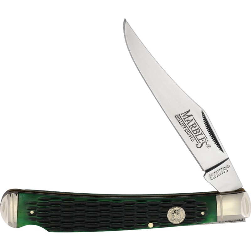 One Blade Hunter Green Bone