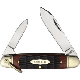 2 Blade Folder Brown Bone