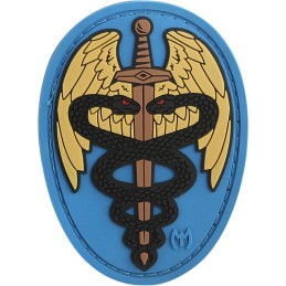 Sword Caduceus Patch Color