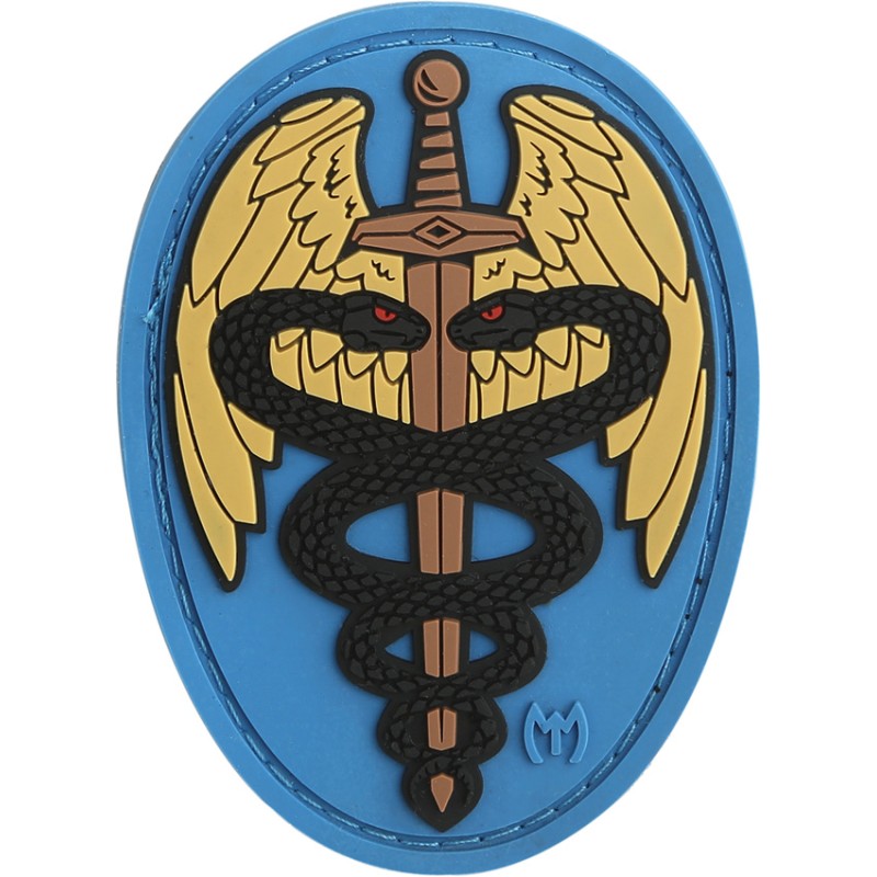 Sword Caduceus Patch Color