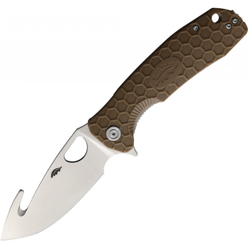 Large Hook Linerlock Tan