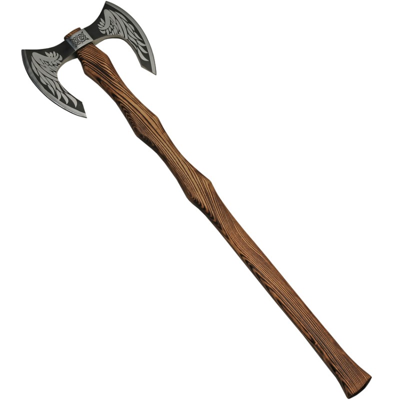 Double Raven Bearded Axe