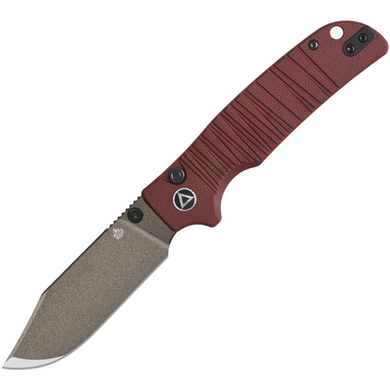 Kali Button Lock Red G10