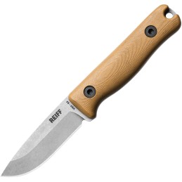 F3 EDC Fixed Blade Tan G10 Ky