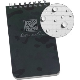 Top Spiral Camo Notebook 3x5