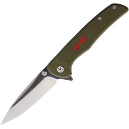 1st Infantry Linerlock Grn G10