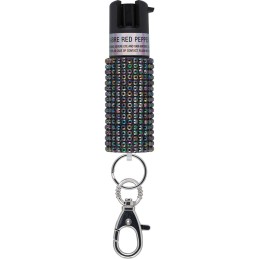 Jewel Design Pepper Spray Blk