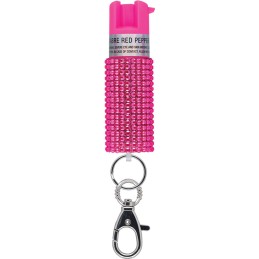 Jewel Design Pepper Spray Pnk