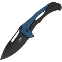 Bulwark Framelock Blue Micarta