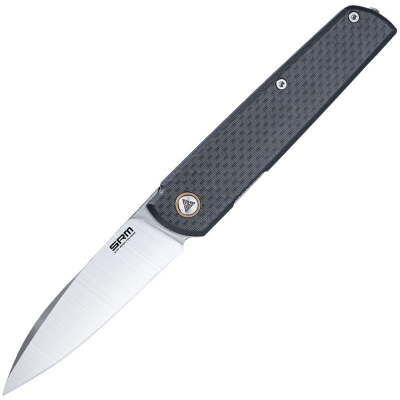 Qrick Linerlock Blk G10/CF