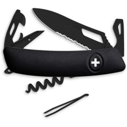 SH03 Swiss Pocket Knife Black