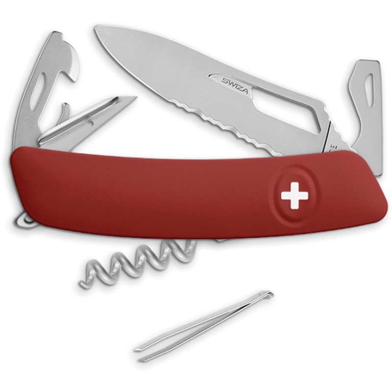 SH03 Swiss Pocket Knife Red