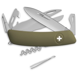 D07 Swiss Pocket Knife Olive