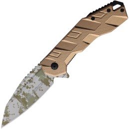 Linerlock Digi Camo A/O Tan