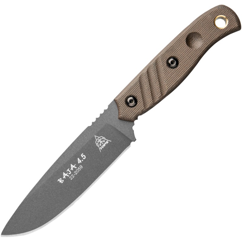 Baja 4.5 Fixed Blade Green