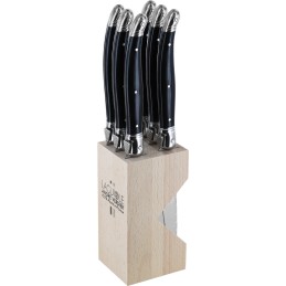 Laguiole Steak Knife Set Black