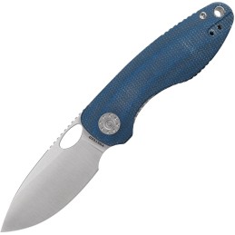 Acorn Linerlock Blue Micarta