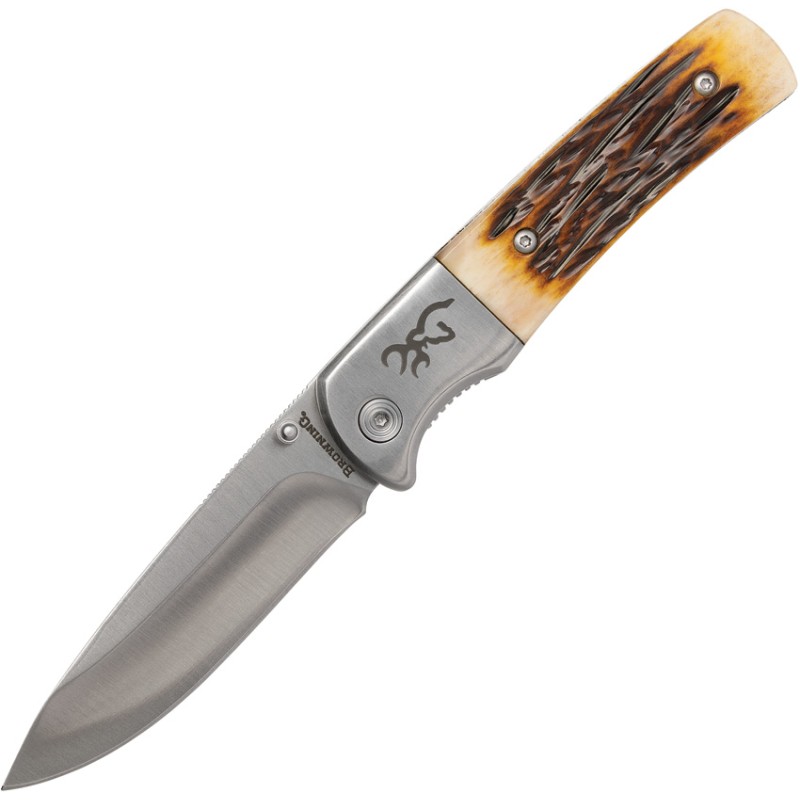 Buckmark Hunter Linerlock Bone