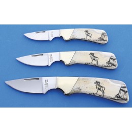 Kershaw Scrimshaw Ram Set.