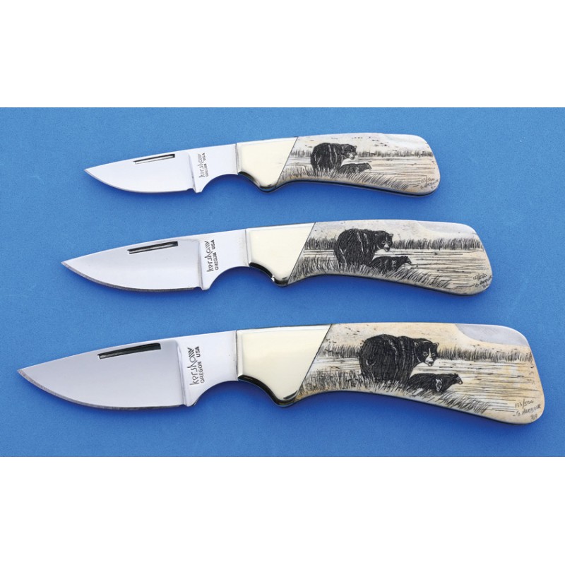 Kershaw Scrimshaw Bear Set