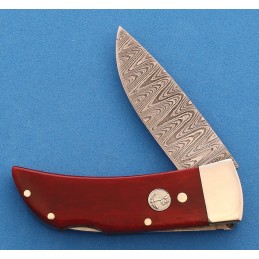 Boker Damascus Steel Lockback