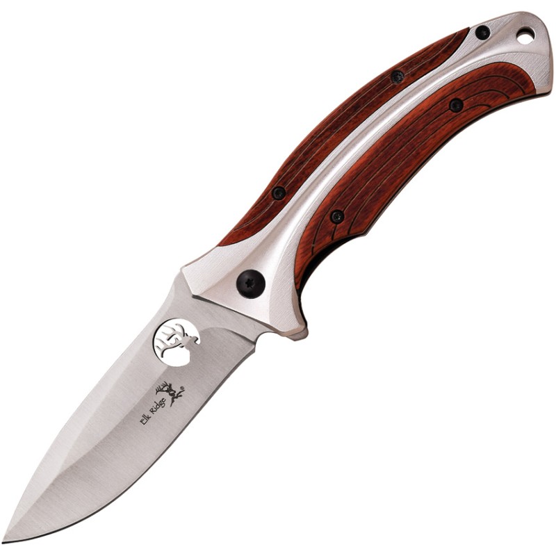 Linerlock A/O Brown Pakkawood