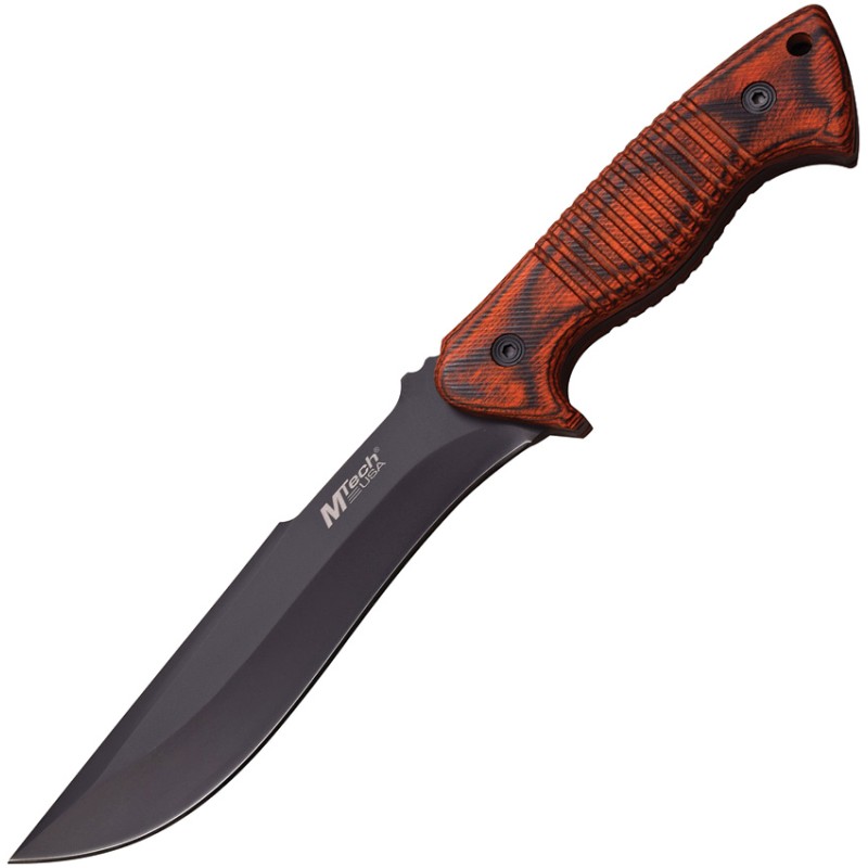 Fixed Blade Brown Pakkawood