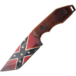 Confederate Flag Fixed Blade