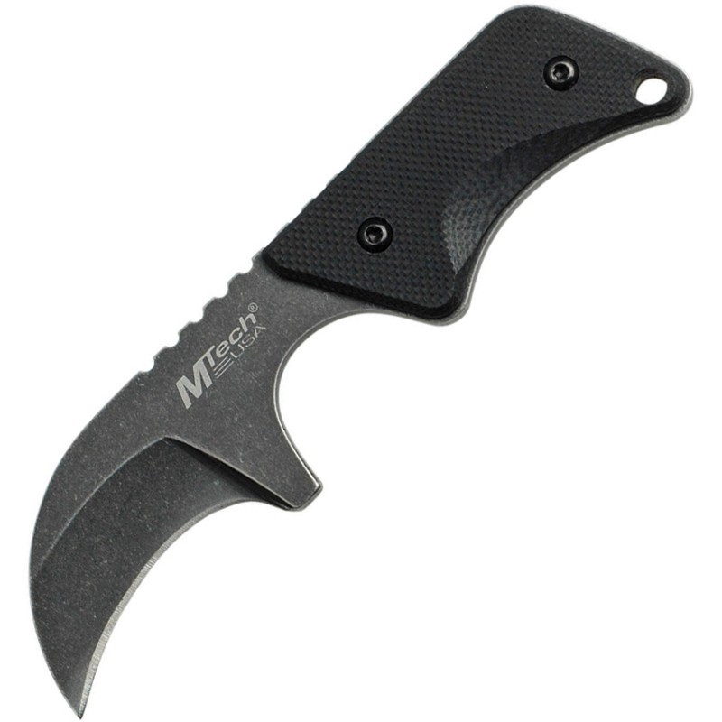 Neck Knife Black Stonewash