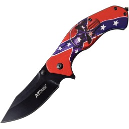 Confederate Flag Linerlock A/O