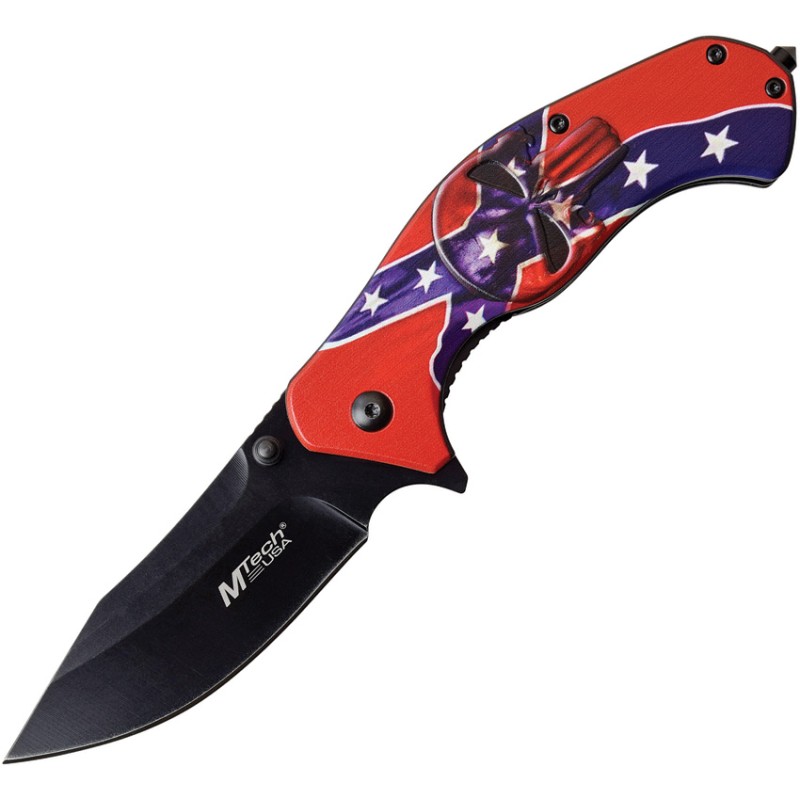 Confederate Flag Linerlock A/O