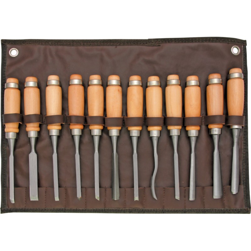 12 Piece Carving Chisel Set
