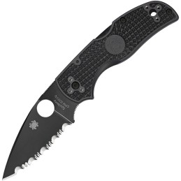 Native 5 Lockback Blk Serrated