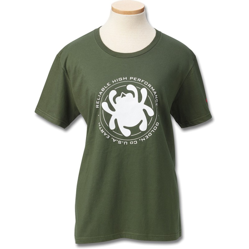 Womens T-Shirt Green Bug XXL