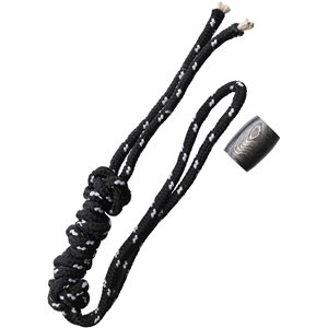 Bead Lanyard Black/White