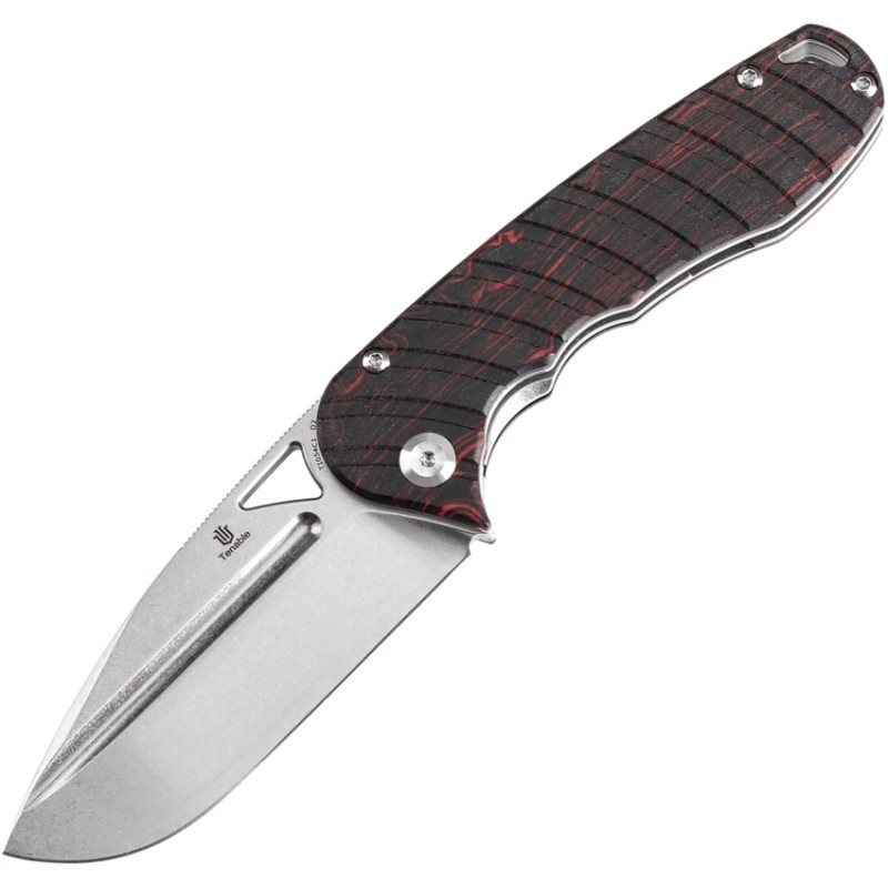 Bombur Linerlock Black and red