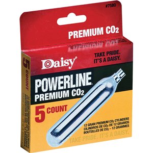 Powerline CO2 Cartridge 5ct