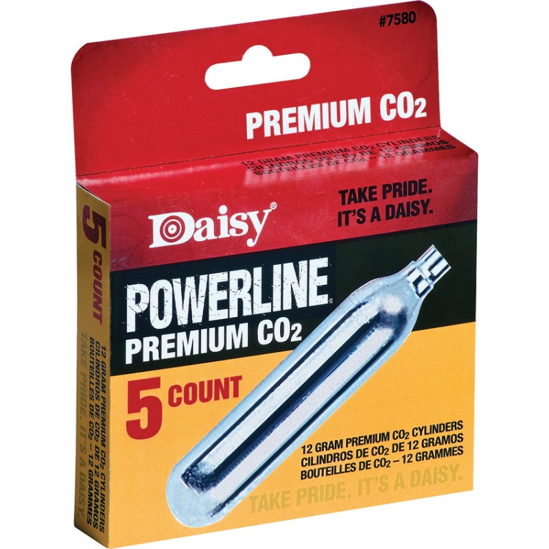 Powerline CO2 Cartridge 5ct
