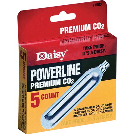 Powerline CO2 Cartridge 5ct