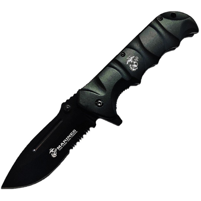 USMC Linerlock A/O Black