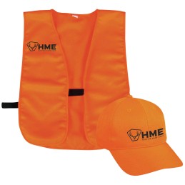 HME HMESFVHOR Safety  VestCap OSFA Orange Polyester