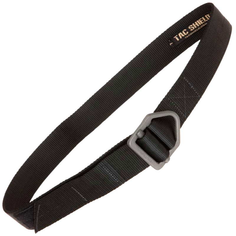 Tacshield T32XLBK Tactical Riggers Belt Black Webbing 4246 1.75 Wide Rigger Buckle Closure