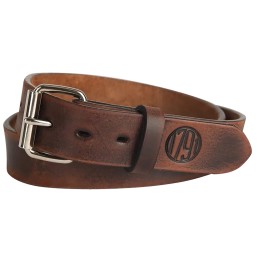 Uncle Mikesleather1791 BLTUM2832DBR Gun Belt  Dark Brown Leather 2832 1.50 Wide Buckle Closure