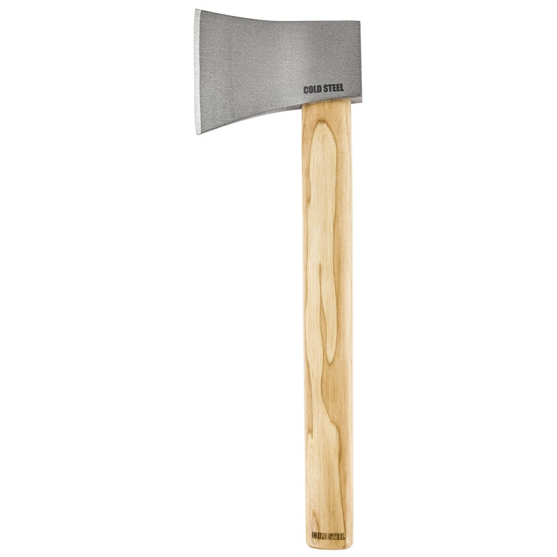 Cold Steel 90AXF Competition Throwing Axe 4 Hatchet Plain 1055 Carbon Steel Blade American Hickory Handle 16