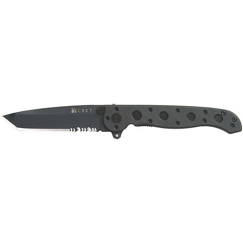 CRKT M1610KZ M16Z EDC Folder 3 8Cr15MoV Black Tanto Blade Zytel Blk